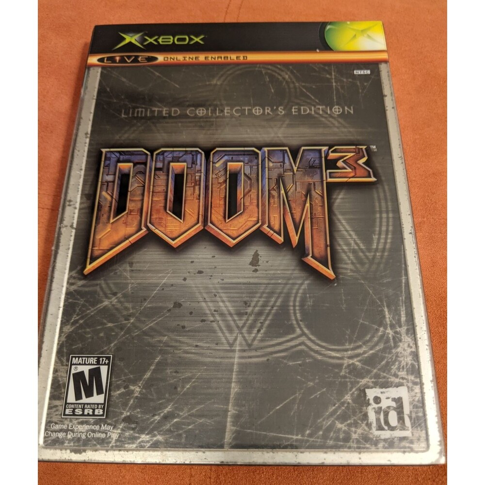 Doom 3: Limited Collector's Edition Steel Book, Xbox, Complete